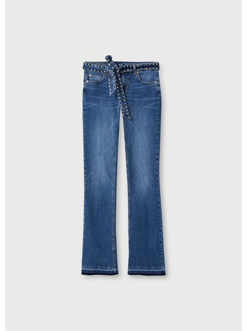 Liu Jo bootcut jeans with belt Liu Jo | UA1025D4391.78143